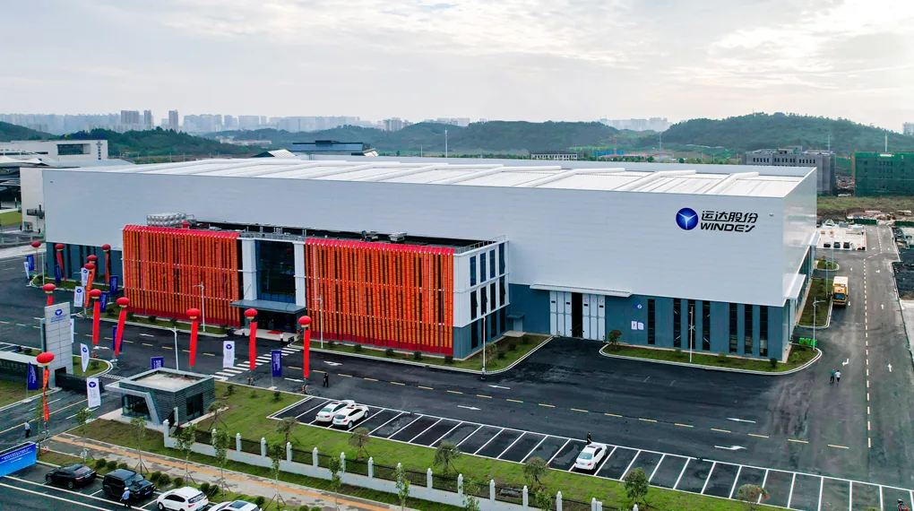 Windey manufacturing facility aerial view