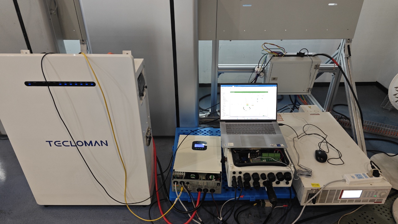 Battery test equipment used to verify product performance and documentation scope
