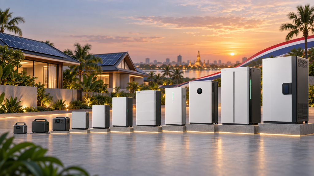Top 10 Energy Storage Brands in Thailand in 2025: Fixed Systems and Portable Power